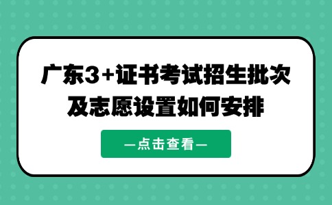 廣東3+證書考試